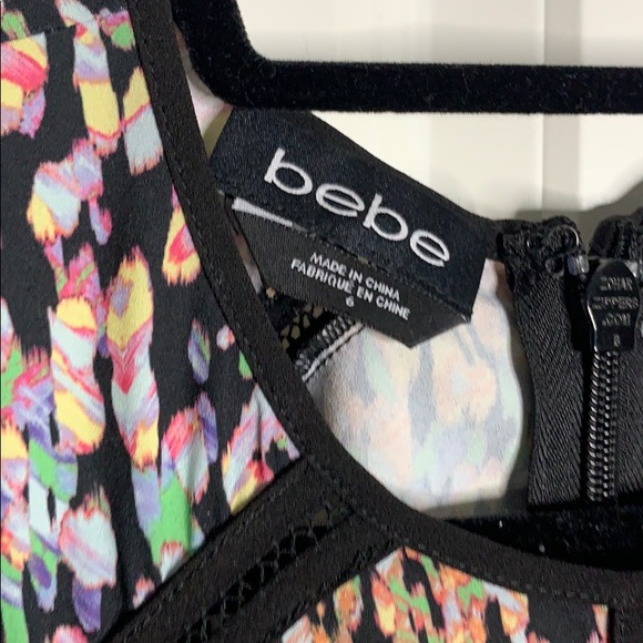 BRAND NEW LEOPARD BEBE DRESS - Picture 3 of 5